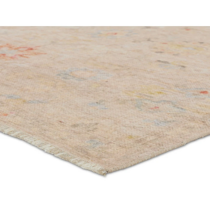 Jaipur Living Aaina Floral Cream/Blue Area Rug 6'X9'