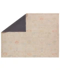 Jaipur Living Aaina Floral Cream/Blue Area Rug 6'X9'