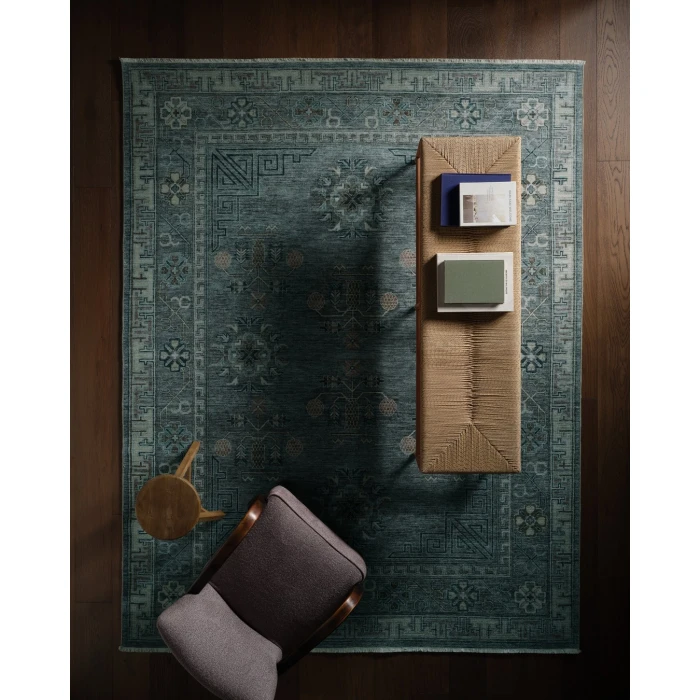 Jaipur Living Kyriel BOH33 Oriental Gray/Blue Area Rug (4'X6')