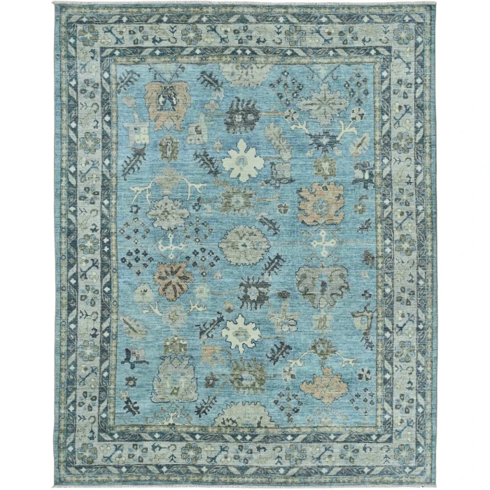 Jaipur Living Zelara BOH34 Oriental Blue/Gray Area Rug (7'10"X9'10")