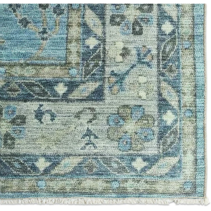 Jaipur Living Zelara BOH34 Oriental Blue/Gray Area Rug (7'10"X9'10")