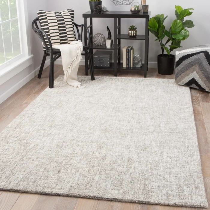 Jaipur Living Britta Plus Handmade Solid Ivory/ Taupe Area Rug (10'X14')