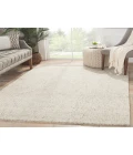 Jaipur Living Oland Handmade Solid White/ Brown Area Rug (5'X8')