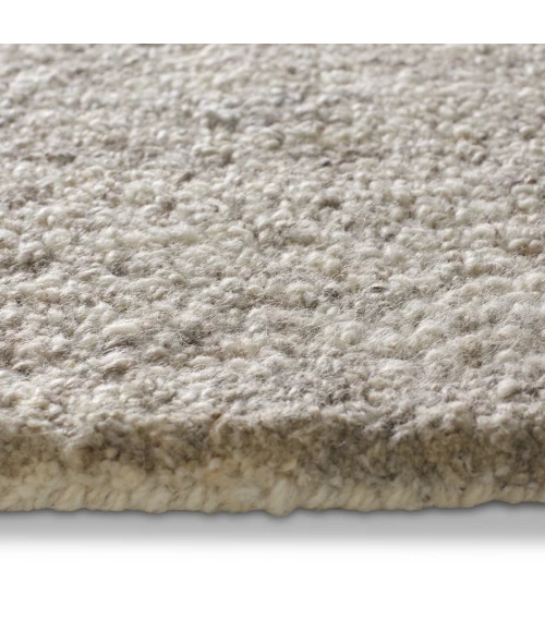 Jaipur Living Oland Handmade Solid Ivory/ Gray Area Rug (8'X10')