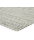 Jaipur Living Danan Handmade Indoor/ Outdoor Solid Gray/ Ivory Area Rug 10'X14'