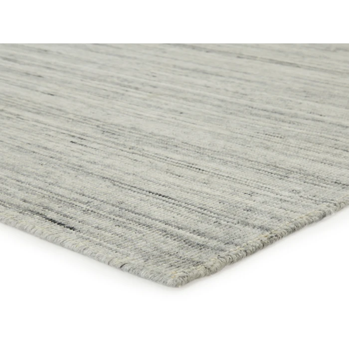 Jaipur Living Danan Handmade Indoor/ Outdoor Solid Gray/ Ivory Runner Rug 3'X10'