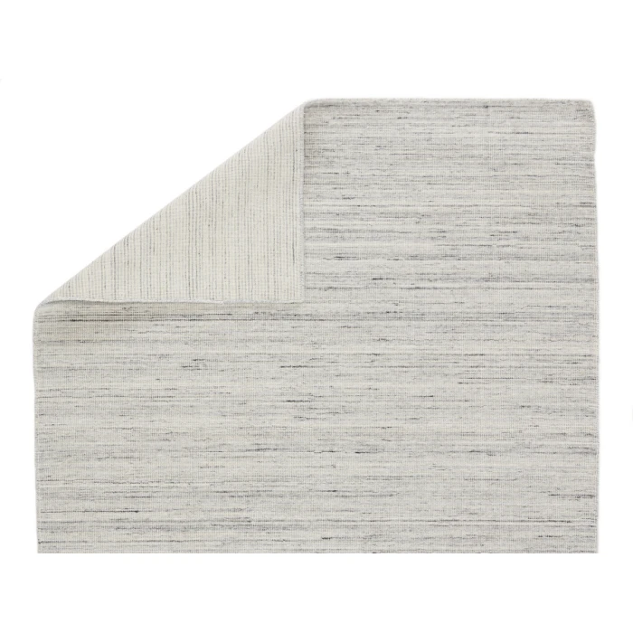 Jaipur Living Danan Handmade Indoor/ Outdoor Solid Gray/ Ivory Runner Rug 3'X10'