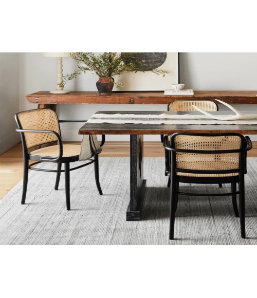 Jaipur Living Danan Handmade Indoor/ Outdoor Solid Gray/ Ivory Area Rug 10'X14'