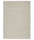 Jaipur Living Danan Handmade Indoor/ Outdoor Solid Ivory/ Light Gray Area Rug 10'X14'