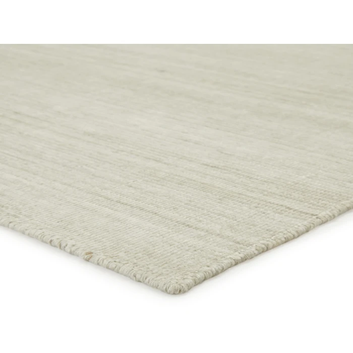 Jaipur Living Danan Handmade Solid Ivory/ Light Gray Area Rug (9'X12')