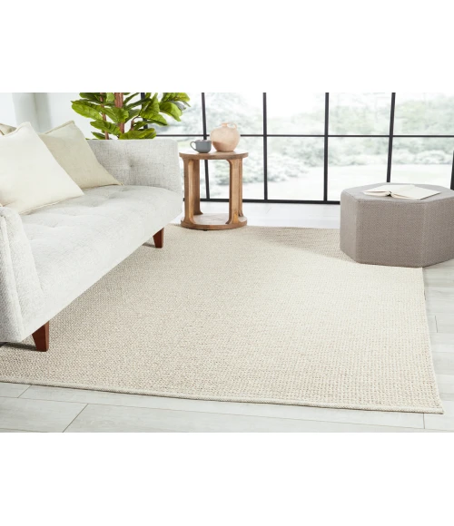 Jaipur Living Raynor Indoor/ Outdoor Solid Beige/ Ivory Area Rug (6'X9')
