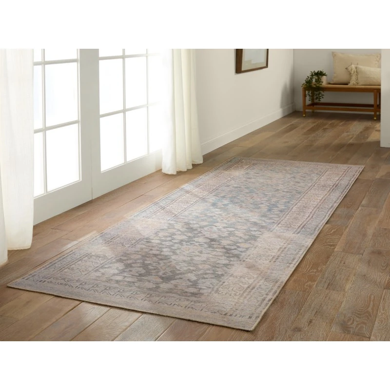 Jaipur Living Oakley Medallion Gray/ Tan Runner Rug 2'X6'