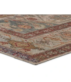 Vibe by Jaipur Living Canteena Arkansas CAN02 Blue - Red 3 ft. X 10 ft. Rectangle Rug