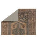 Jaipur Living Reeves Medallion Brown/ Blue Runner Rug 3'X10'