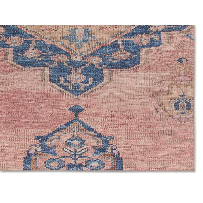 Jaipur Living Clanton Medallion Pink/ Blue Area Rug 2'X4'
