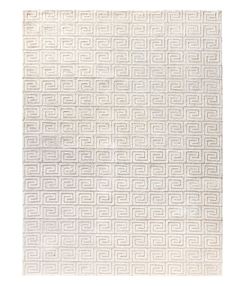 Jaipur Living Harkness Handmade Geometric White/ Gray Area Rug (8'X11')