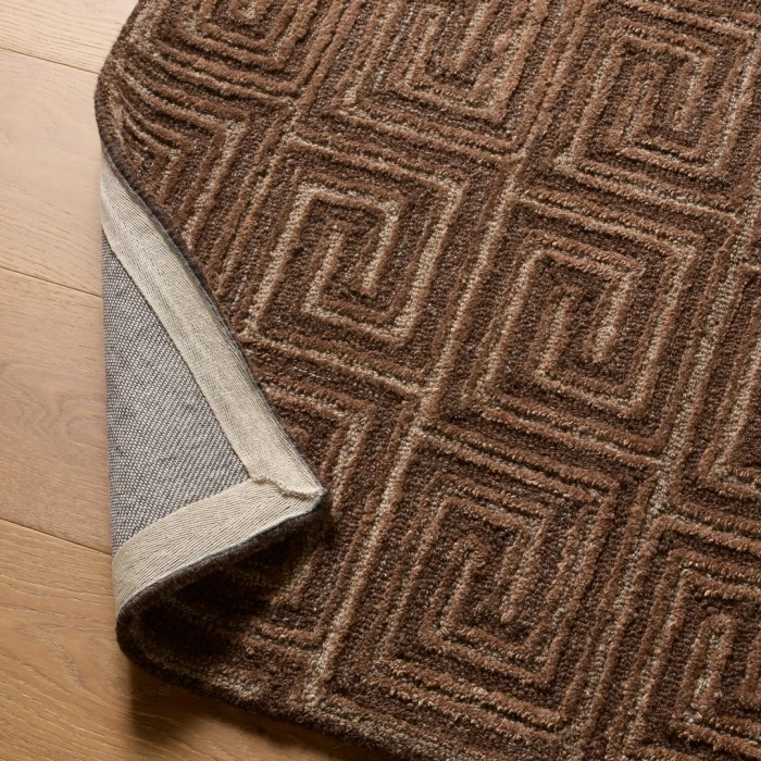 Jaipur Living Harkness Tufted Modern/Contemporary Brown Area Rug (18" Swatch)