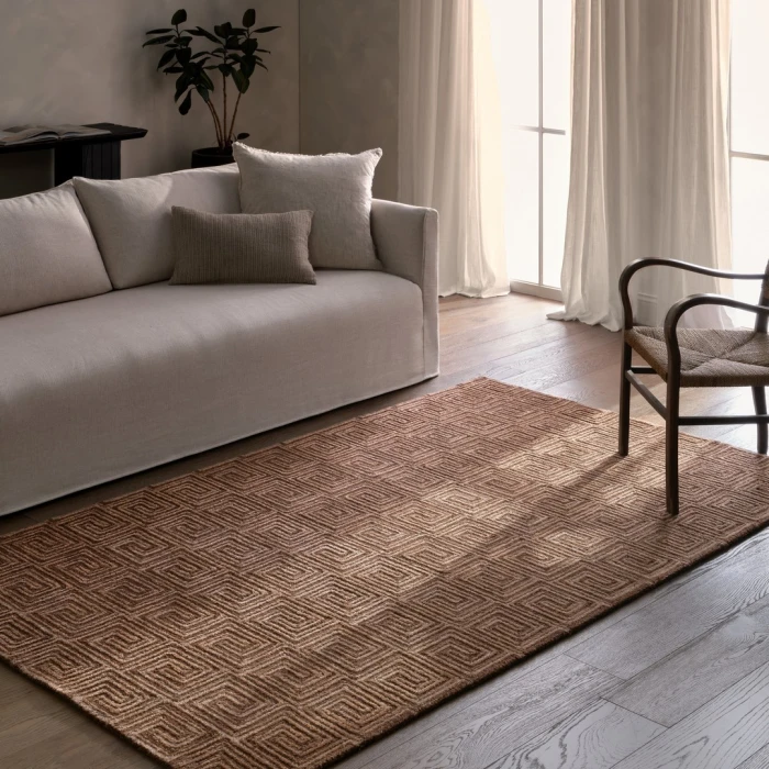 Jaipur Living Harkness Tufted Modern/Contemporary Brown Area Rug (18" Swatch)