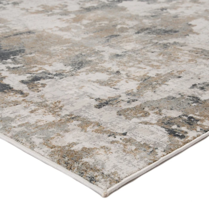 Jaipur Living Lynne Abstract White/ Gray Round Area Rug (8'X8')