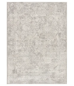 Jaipur Living Cirque Lianna CIQ04 Gray, White 4 ft. X 6 ft. Rectangle Rug