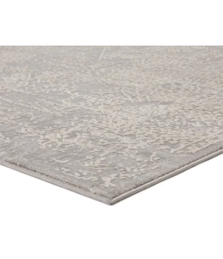 Jaipur Living Cirque Lianna CIQ04 Gray/White 6 ft. X 6 ft. Round Rug