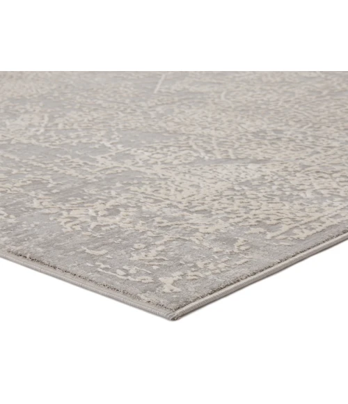 Jaipur Living Lianna Abstract Gray/ White Round Area Rug (6'X6')