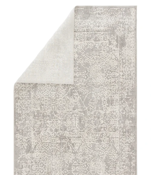 Jaipur Living Lianna Abstract Gray/ White Round Area Rug (6'X6')