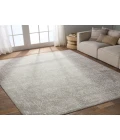 Jaipur Living Lianna Abstract Gray/ White Round Area Rug (6'X6')