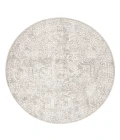 Jaipur Living Lianna Abstract Gray/ White Round Area Rug (6'X6')