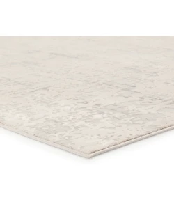 Jaipur Living Cirque Arvo CIQ08 Silver/White 6 ft. X 6 ft. Round Rug