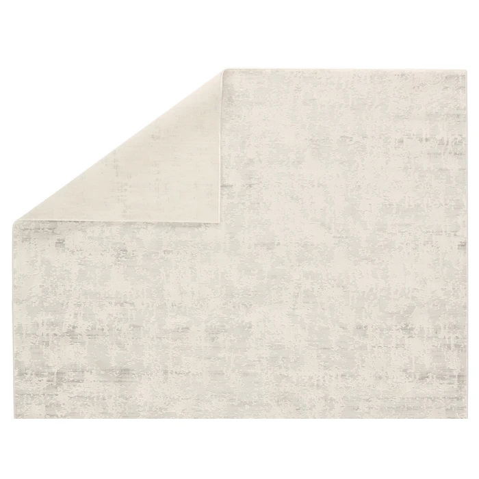 Jaipur Living Arvo Abstract Silver/ White Round Area Rug (6'X6')