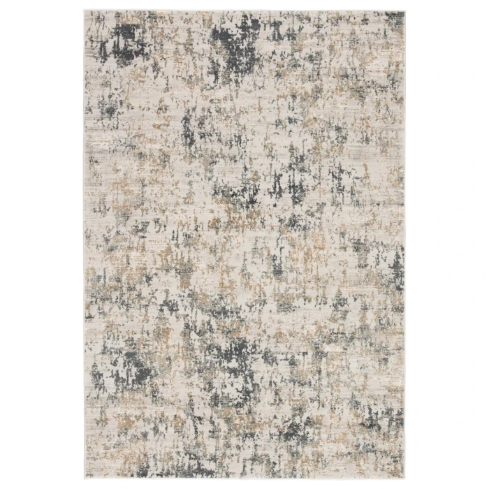 Jaipur Living Arvo Abstract White/ Dark Gray Area Rug (4 X6 )