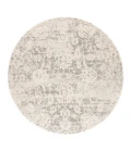 Jaipur Living Alonsa Abstract Gray/ White Round Area Rug (6'X6')