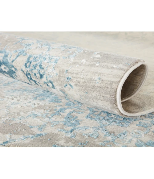 Jaipur Living Siena Damask Blue/ Ivory Area Rug (5X7'6")