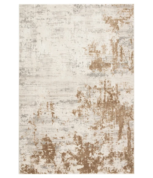 Jaipur Living Resa Abstract Gray/ Gold Area Rug 11'10"X14'