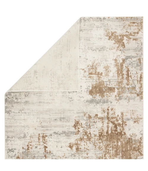 Jaipur Living Resa Abstract Gray/ Gold Area Rug 11'10"X14'