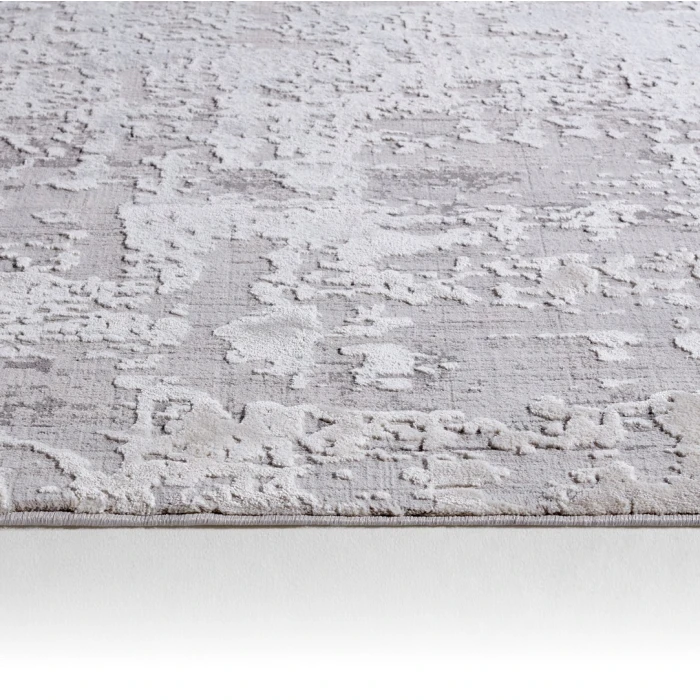 Jaipur Living Resa Abstract Gray/ Gold Area Rug 6'7"X9'6"