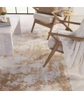 Jaipur Living Resa Abstract Gray/ Gold Area Rug 11'10"X14'