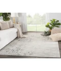 Jaipur Living Cian Abstract Gray/ Ivory Round Area Rug (5'11" RND)