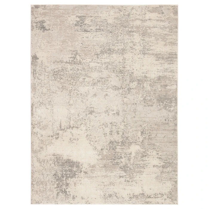 Jaipur Living Brixt Abstract Gray/ Ivory Round Area Rug (5'11" RND)