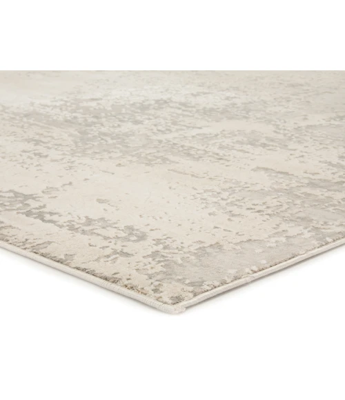 Jaipur Living Brixt Abstract Gray/ Ivory Round Area Rug (5'11" RND)