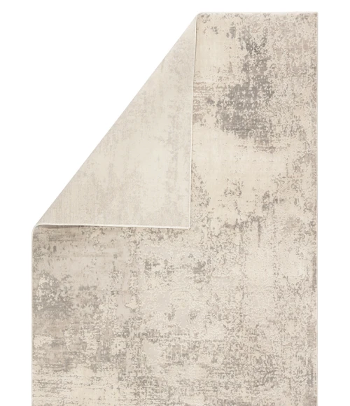 Jaipur Living Brixt Abstract Gray/ Ivory Round Area Rug (5'11" RND)