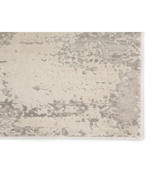 Jaipur Living Brixt Abstract Gray/ Ivory Round Area Rug (5'11" RND)