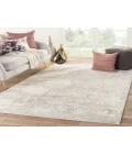 Jaipur Living Brixt Abstract Gray/ Ivory Round Area Rug (5'11" RND)
