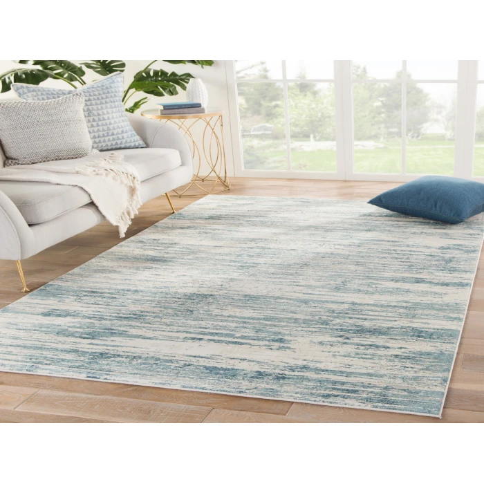Jaipur Living Heaston Abstract Blue/ Ivory Area Rug (8'10"X11'9")