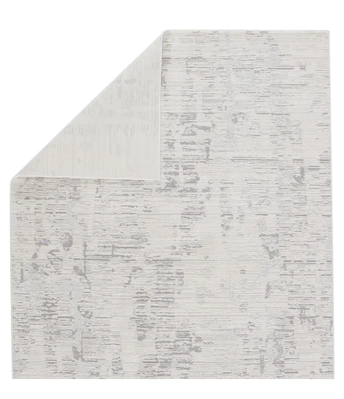 Jaipur Living Jovie Abstract Ivory/ Gray Area Rug 6'7"X9'6"