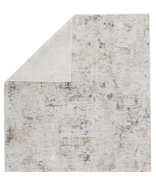 Jaipur Living Alcina Abstract Light Gray/ Gold Area Rug (3'11"X5'11")