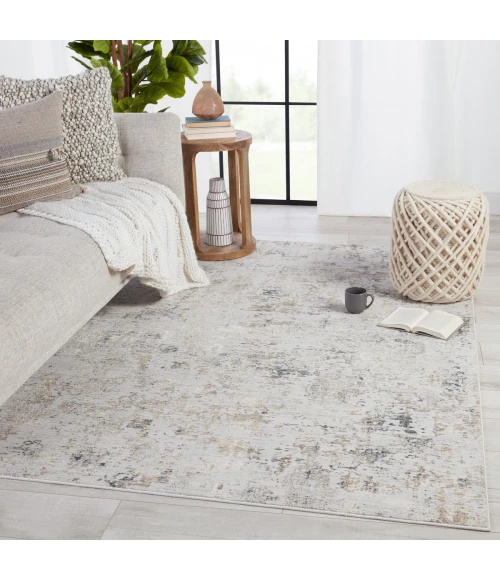 Jaipur Living Alcina Abstract Light Gray/ Gold Area Rug (3'11"X5'11")