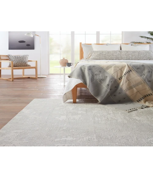 Jaipur Living Alcina Abstract Light Gray/ Cream Area Rug (10'2"X14')