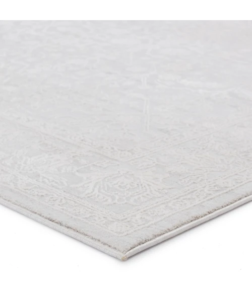 Jaipur Living Riella Floral Light Gray/ Cream Area Rug (10'2"X14')